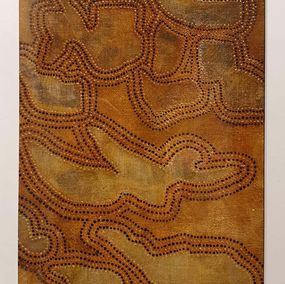 Painting, Contemporary Aboriginal Inspired Abstract., Menno Modderman