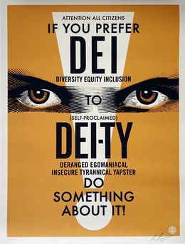 Édition, DEI-TY (Orange), Shepard Fairey (Obey)