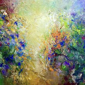 Peinture, Blue butterfles, Photini Christiforou