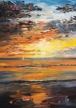 Pittura, Romantic Seaside Sailing M 1, Peter Nottrott