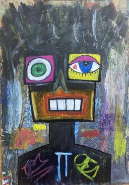 Painting, Le coeur dans l'oeil, Eric Doisy