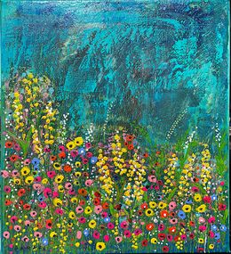 Painting, In the Heart of the Garden III, Tamara Bakhshinyan