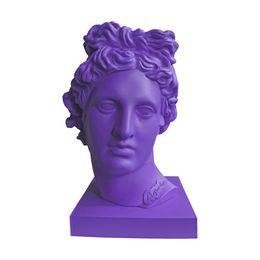Scultura, Apollo Purple. Head Sculpture. From the series Apollo, Paloma Castello