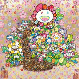 Édition, Homage to ‘Basket of Flowers’ by Song Dynasty Artist Li Song, Takashi Murakami