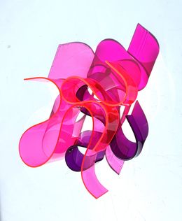 Scultura, Kringel Neonpink / Dunkellila, Selçuk Dizlek