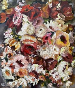 Painting, Flowers are dancing, Oksana Petrova