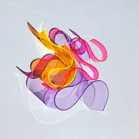 Sculpture, Kringel Helllila / Neonorange, Selçuk Dizlek