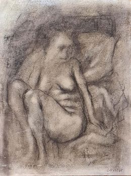 Zeichnungen, Woman on a Bed, Gilbert Pastor