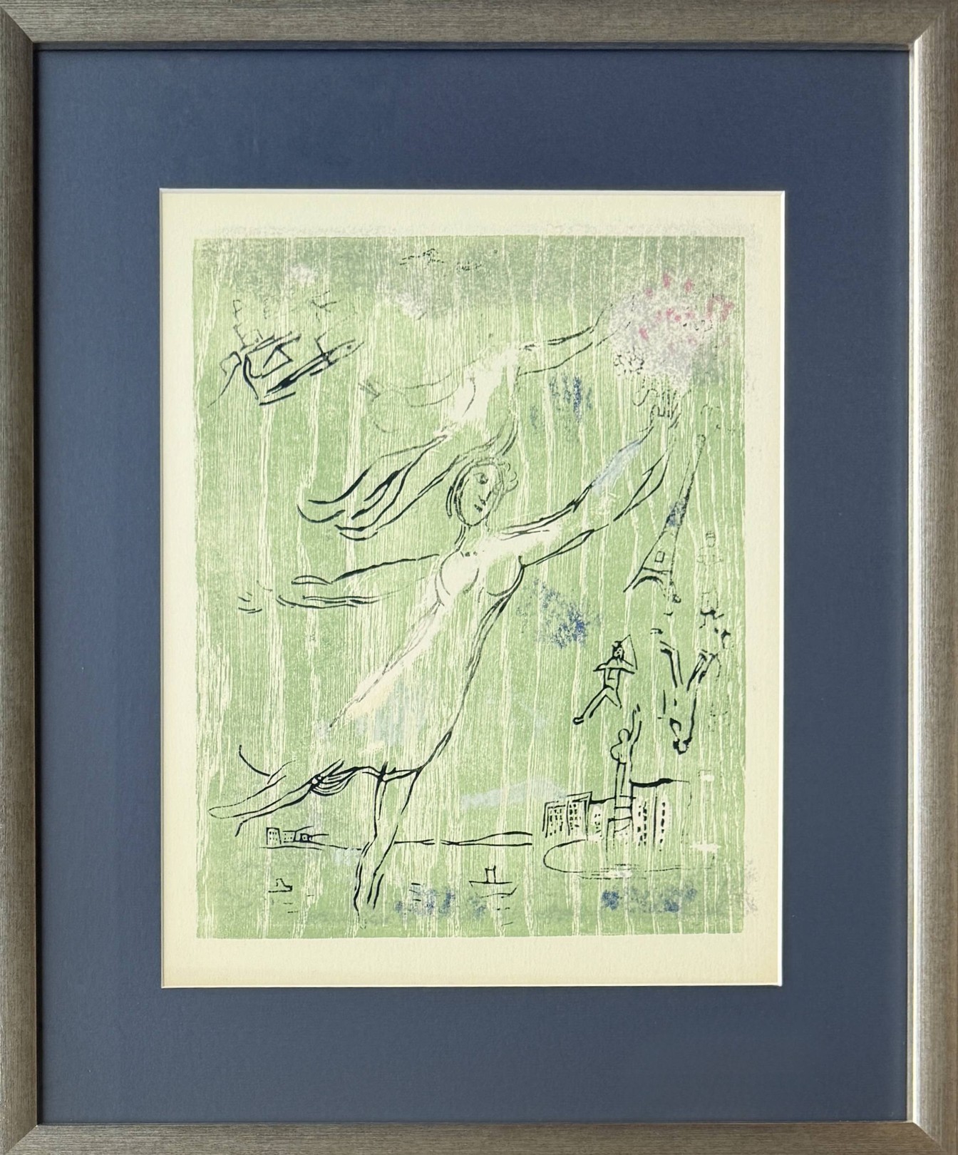 Marc Chagall, Poèmes, Planche IX (trial proof) Marc Chagall, Poèmes, Planche IX (trial proof)