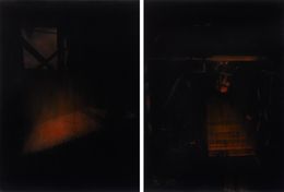 Painting, Ines I and III, Diptych. Abstract paintings from the Ines series, Clemens Wolf
