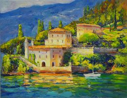 Peinture, Veranna, Lake Como, Serhii Cherniakovskyi