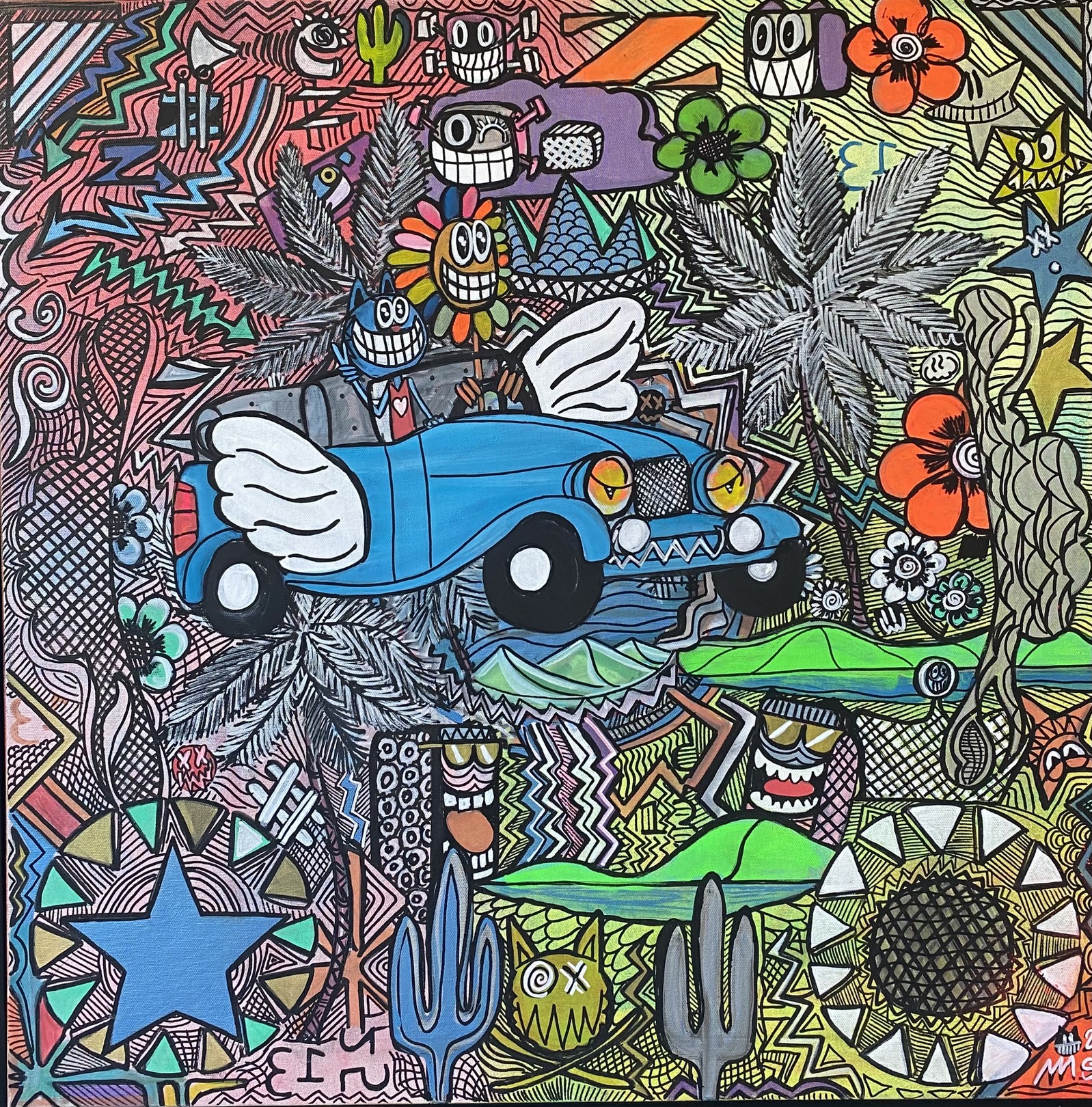 Seb Paul Michel, Vive les fleurs en voiture voltige Seb Paul Michel, Vive les fleurs en voiture voltige