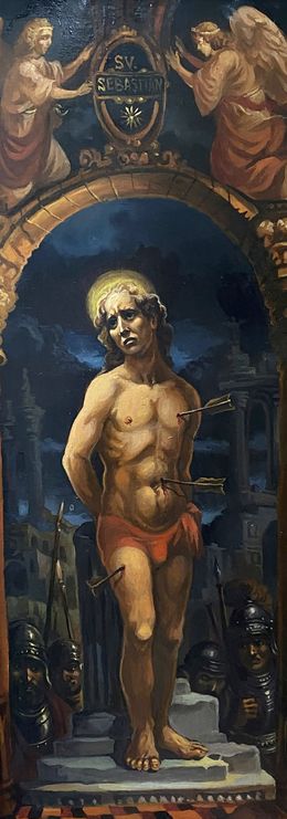 Painting, Saint Sebastian, Alexander Litvinov