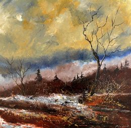 Painting, Moonshine, Pol Ledent