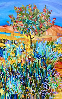 Painting, The Pomegranate Tree Of Life, Gabriel Monte
