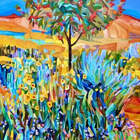 Peinture, The Pomegranate Tree Of Life, Gabriel Monte