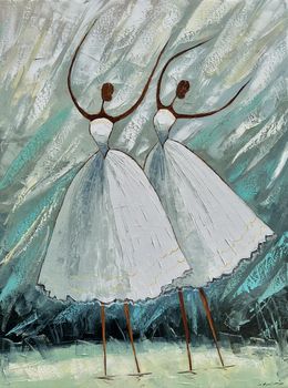 Painting, The Silent Duet, Tigran Mamikonyan