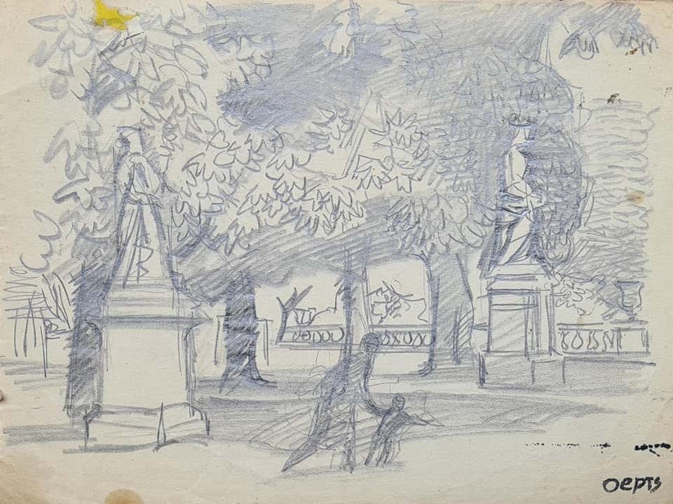 Willem Anthonie Oepts, Jardin du Luxembourg Willem Anthonie Oepts, Jardin du Luxembourg