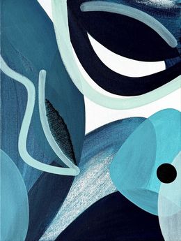 Painting, Oasis of green 2, Laura Dujoncquoy