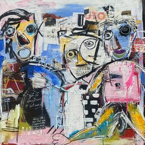Painting, A Côté de la Cité, Thierry Clamens