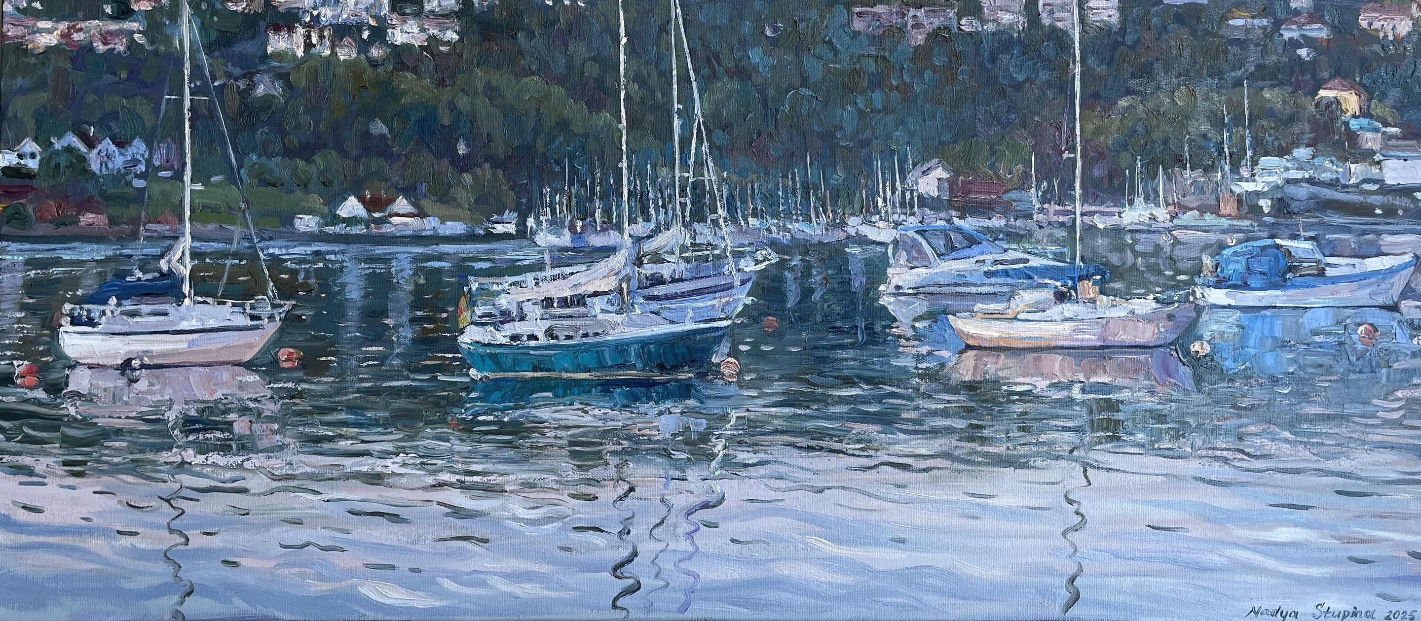 Nadezda Stupina, Evening harbour Nadezda Stupina, Evening harbour