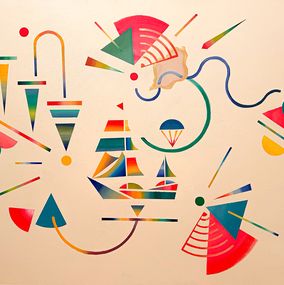 Painting, Le Hollandais volant, Laura Samori