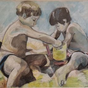 Peinture, Jugant, Maria Brugués I Gallego