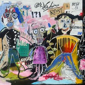 Painting, La Petite Famille, Thierry Clamens
