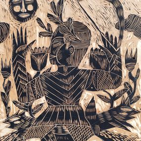 Sculpture, Le Chasseur, Mina Mond