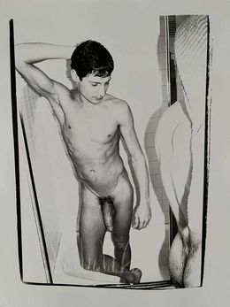 Photographie, Andy Warhol Nude Male Model, Unique Silver Gelatin Print, Andy Warhol