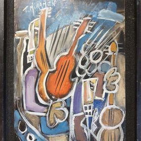 Painting, Jazz Night, Thierry Miramon