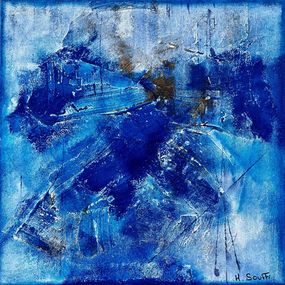 Painting, Macule de bleu, Hervé Souffi