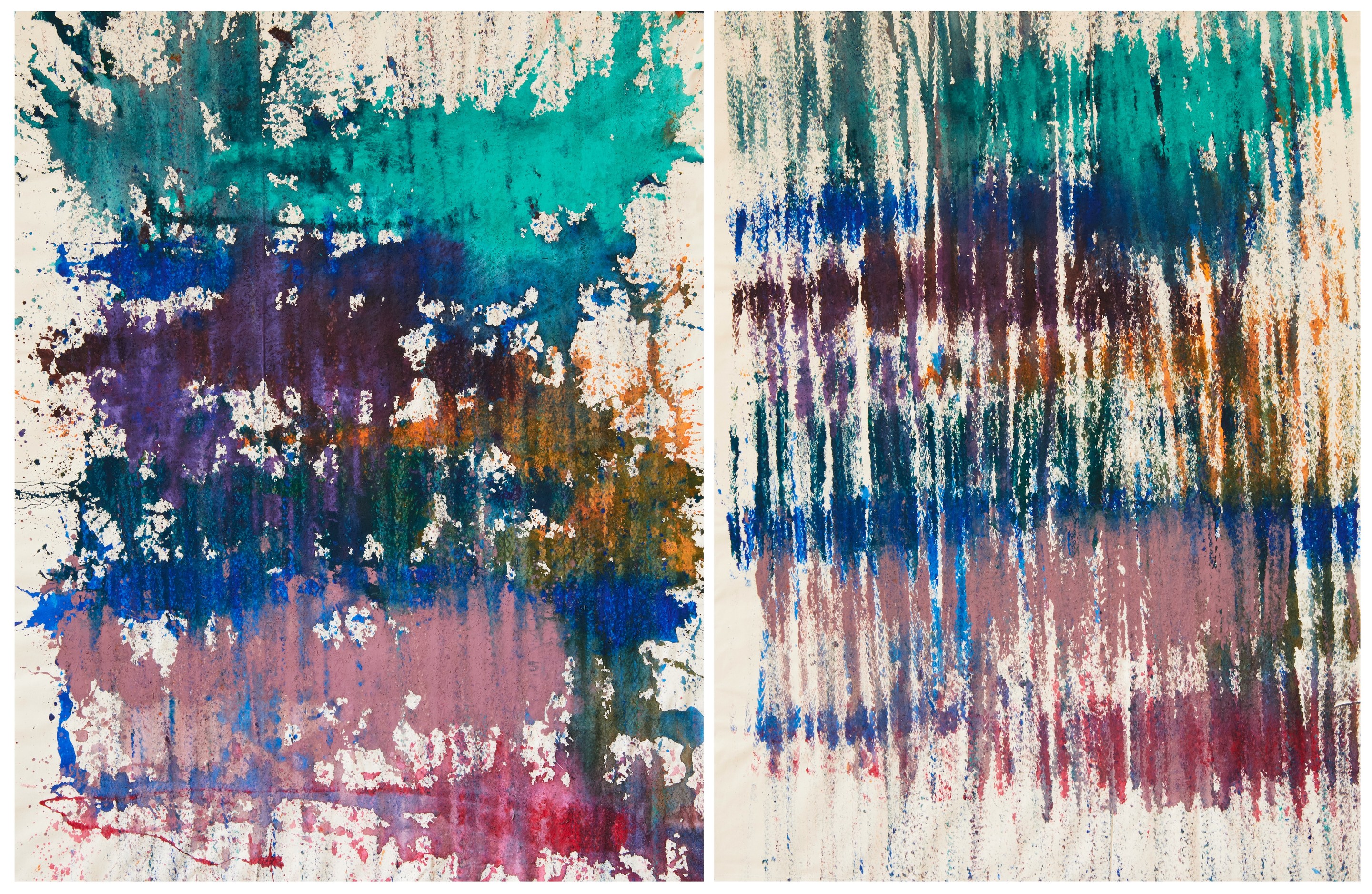 Simon Findlay, Imprints / Turquoise Blue Purple Pink Simon Findlay, Imprints / Turquoise Blue Purple Pink