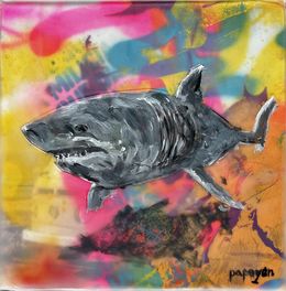 Painting, Scars Make the Shark, Papayon