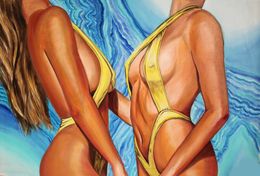 Pittura, Yellow swimsuits, Julia Kirillova (Crystal)