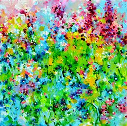 Painting, Wild Summer Flower Field, Soos Roxana