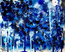 Painting, Abstract Marine 2, Priscilla Vettese