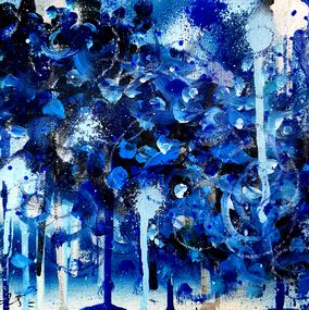 Gemälde, Abstract Marine 2, Priscilla Vettese
