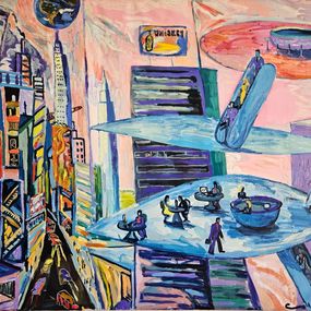 Painting, From Nine To Five, Victor Coll