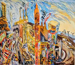 Peinture, Ciudad Portuaria, Victor Coll