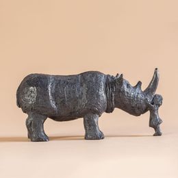 Sculpture, Me and My Rhinoceros, Sophie Verger