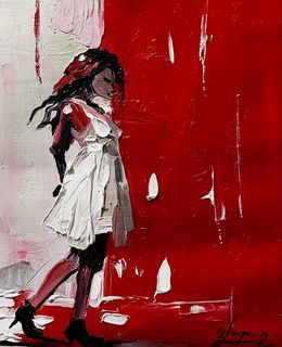 Painting, Crimson Silence, Vahe Bagumyan