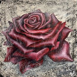 Pintura, La rosa roja, Evgeniya Brits