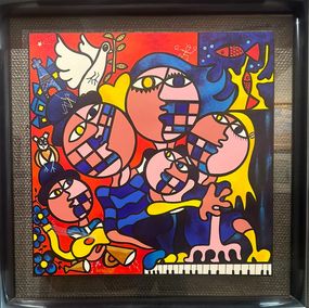 Painting, Liberté pour tous, Karine Brüger