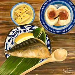 Painting, Japanese style brunch, Jady