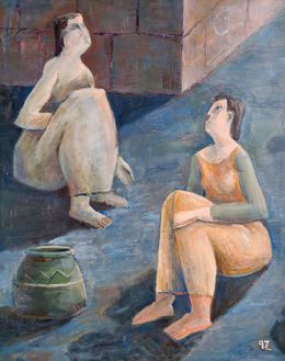 Pintura, Resting Figures, Gegham Hunanyan