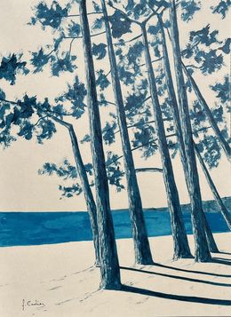 Painting, Avenue du Cap Coz, Frédéric Cadiou