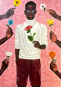 Painting, Choices III, Philip Letsu Komla