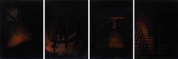 Painting, Ines I aSet Ines I, II, III and IV. Abstract paintings from the series Ines, Clemens Wolf