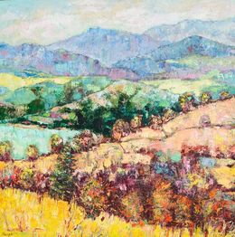 Painting, In the Mountains, Ania Pieniazek